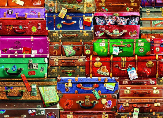 Travel Suitcases - 1000 Pieces