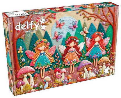 Delfy - Fables in Felt - 1000 Piece Jigsaw Puzzle
