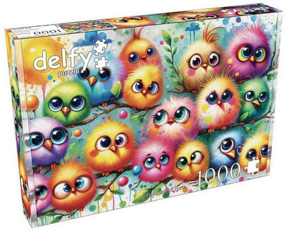 Delfy - Feathers of Fun - 1000 Piece Jigsaw Puzzle