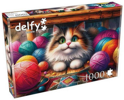 Delfy - Fuzz Among Threads - 1000 Piece Jigsaw Puzzle