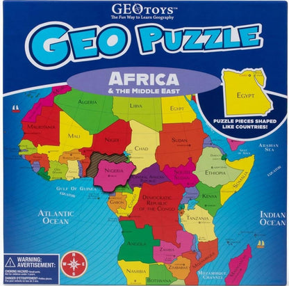 GeoToys - Africa & the Middle East - 65 Piece Jigsaw Puzzle