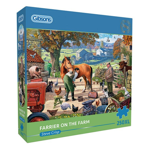 Gibsons - Farrier on the Farm - 250XL Piece Jigsaw Puzzle