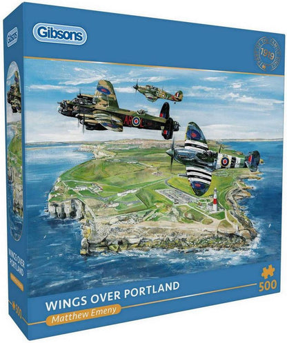 Gibsons - Wings Over Portland - 500 Piece Jigsaw Puzzle