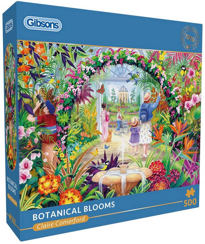 Gibsons - Botanical Blooms - 500 Piece Jigsaw Puzzle