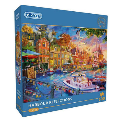 Gibsons - Harbour Reflections - 500 Piece Jigsaw Puzzle