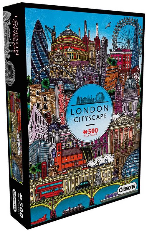 Gibsons - London Cityscape - 500 Piece Jigsaw Puzzle