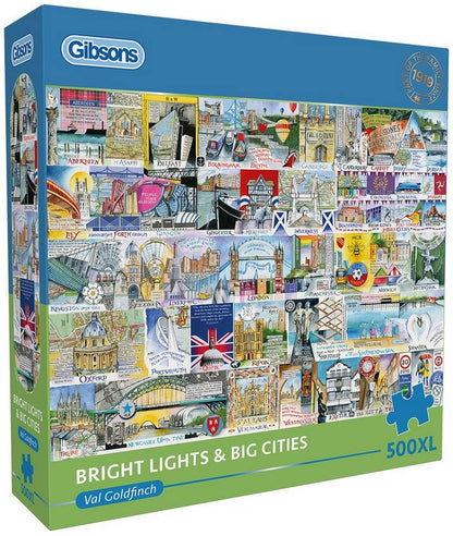 Gibsons - Bright Lights & Big Cities - 500XL Piece Jigsaw Puzzle