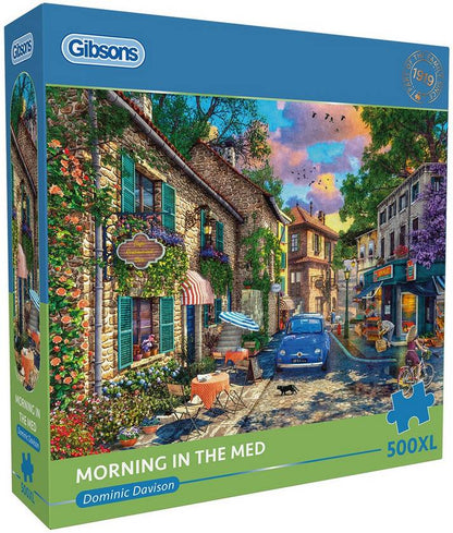 Gibsons - Morning in the Med - 500XL Piece Jigsaw Puzzle