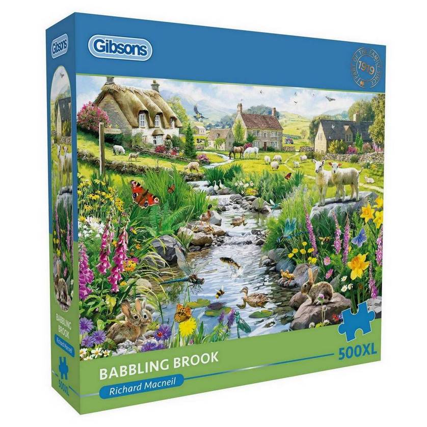 Gibsons - Babbling Brook - 500XL Piece Jigsaw Puzzle