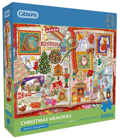 Gibsons - Christmas Memories - 500XL Piece Jigsaw Puzzle