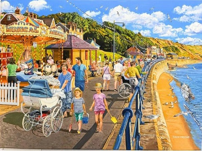 Gibsons - Beside the Seaside - 4 x 500 Piece Jigsaw Puzzle