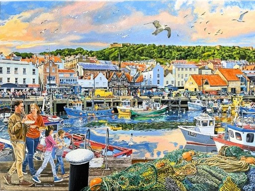 Gibsons - Beside the Seaside - 4 x 500 Piece Jigsaw Puzzle
