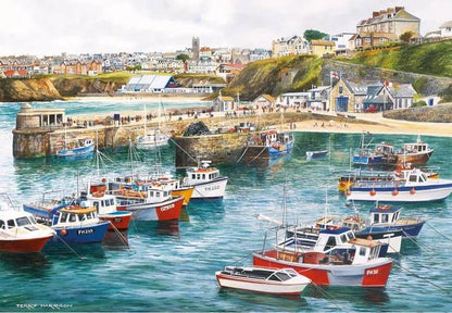 Gibsons - Cornwall by the Sea - 4 x 500 Piece Jigsaw Puzzle