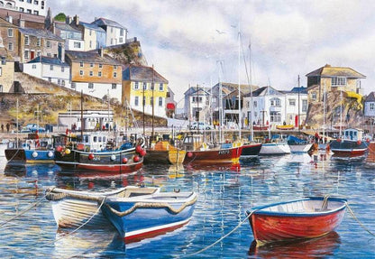 Gibsons - Cornwall by the Sea - 4 x 500 Piece Jigsaw Puzzle