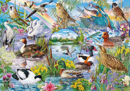 Gibsons - RSPB - Wings in the Wild - 4 x 500 Piece Jigsaw Puzzle