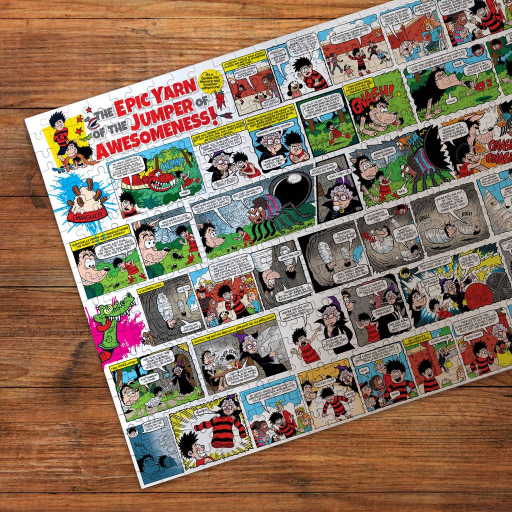 Gibsons - 75 Years of Dennis the Menace - 2 x 500 Piece Jigsaw Puzzle