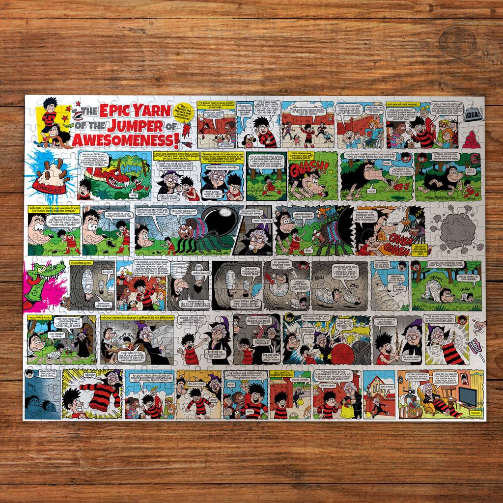 Gibsons - 75 Years of Dennis the Menace - 2 x 500 Piece Jigsaw Puzzle