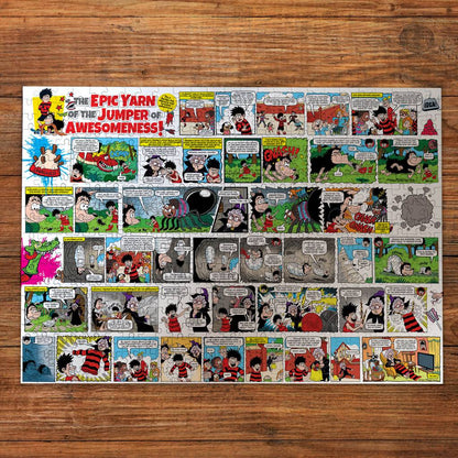 Gibsons - 75 Years of Dennis the Menace - 2 x 500 Piece Jigsaw Puzzle