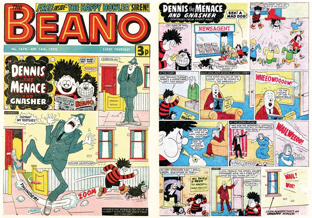 Gibsons - 75 Years of Dennis the Menace - 2 x 500 Piece Jigsaw Puzzle