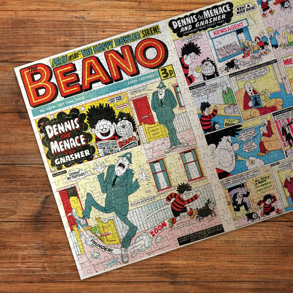 Gibsons - 75 Years of Dennis the Menace - 2 x 500 Piece Jigsaw Puzzle