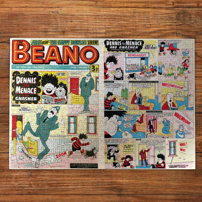 Gibsons - 75 Years of Dennis the Menace - 2 x 500 Piece Jigsaw Puzzle