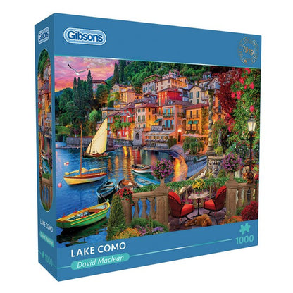 Gibsons - Lake Como - 1000 Piece Jigsaw Puzzle