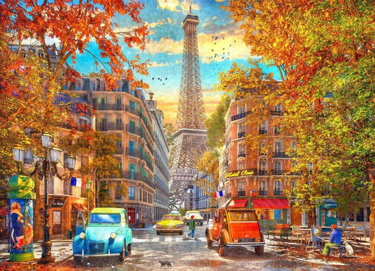 Gibsons - Autumn in Paris - 1000 Piece Jigsaw Puzzle