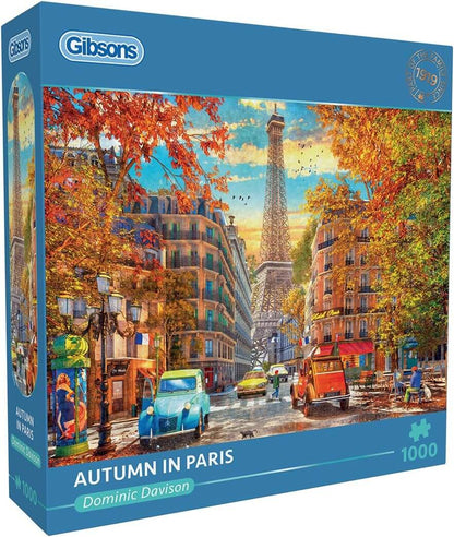 Gibsons - Autumn in Paris - 1000 Piece Jigsaw Puzzle