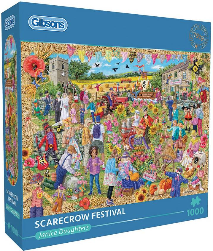 Gibsons - Scarecrow Festival - 1000 Piece Jigsaw Puzzle