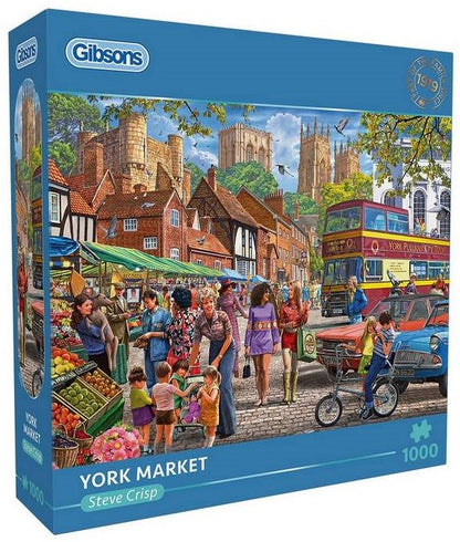 Gibsons - York Market - 1000 Piece Jigsaw Puzzle