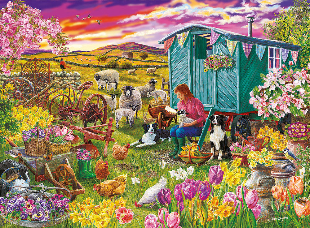 Gibsons - Shepherds Delight - 1000 Piece Jigsaw Puzzle – The Yorkshire ...