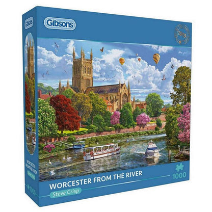 Gibsons - Worcester from the River - 1000 Piece Jigsaw Puzzle