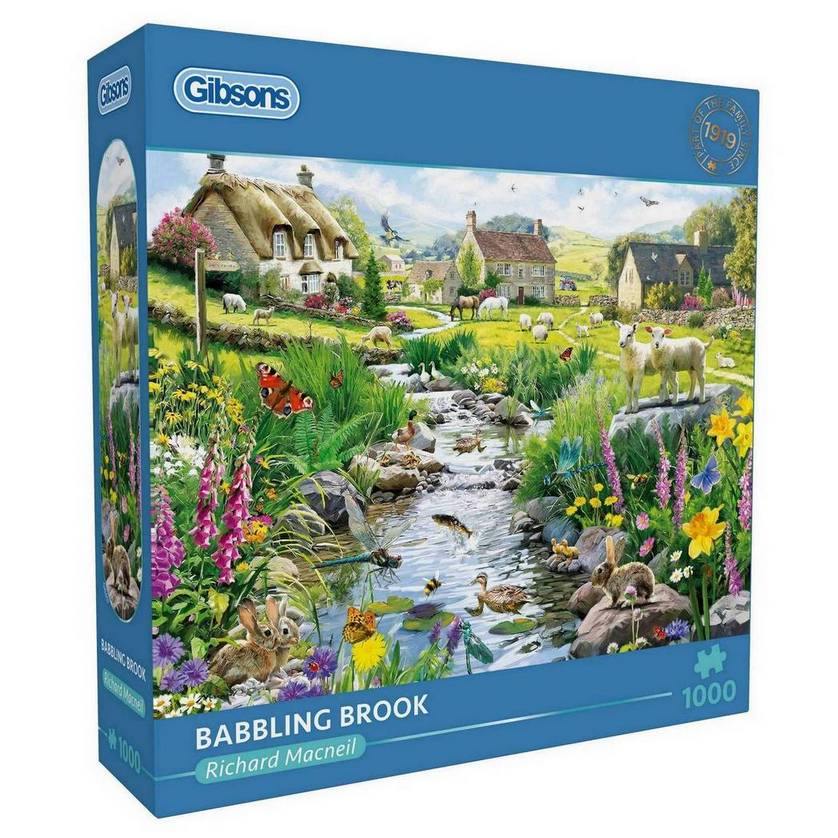 Gibsons - Babbling Brook - 1000 Piece Jigsaw Puzzle