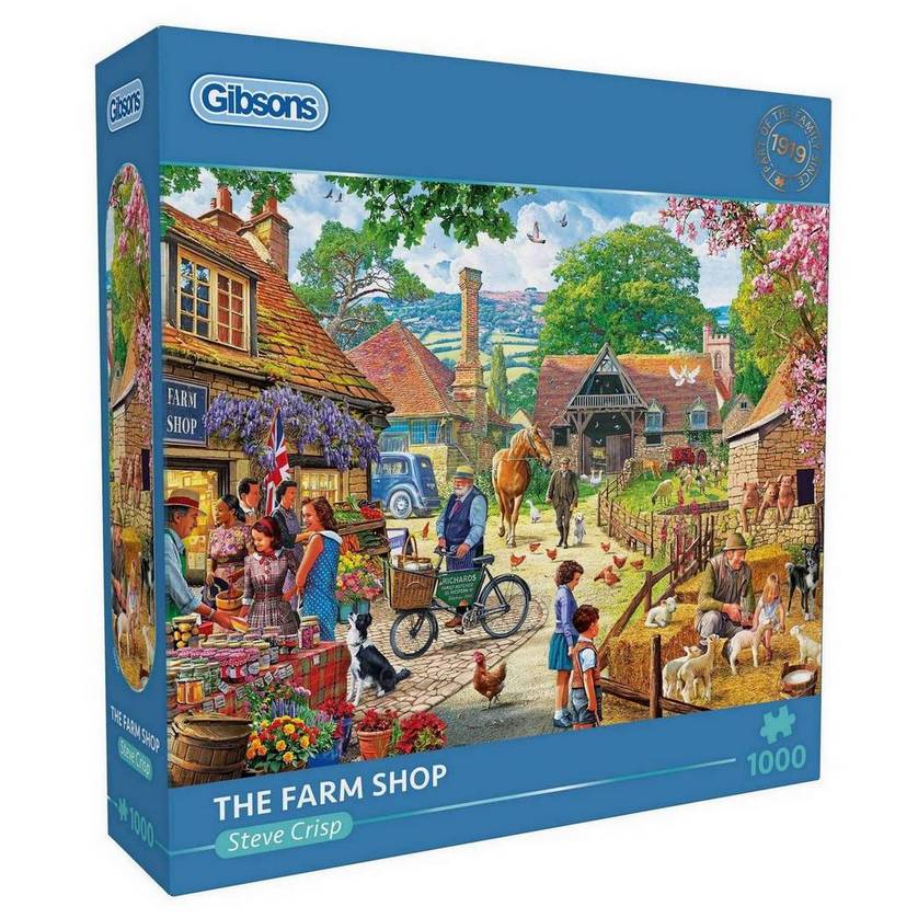 Gibsons - The Farm Shop - 1000 Piece Jigsaw Puzzle