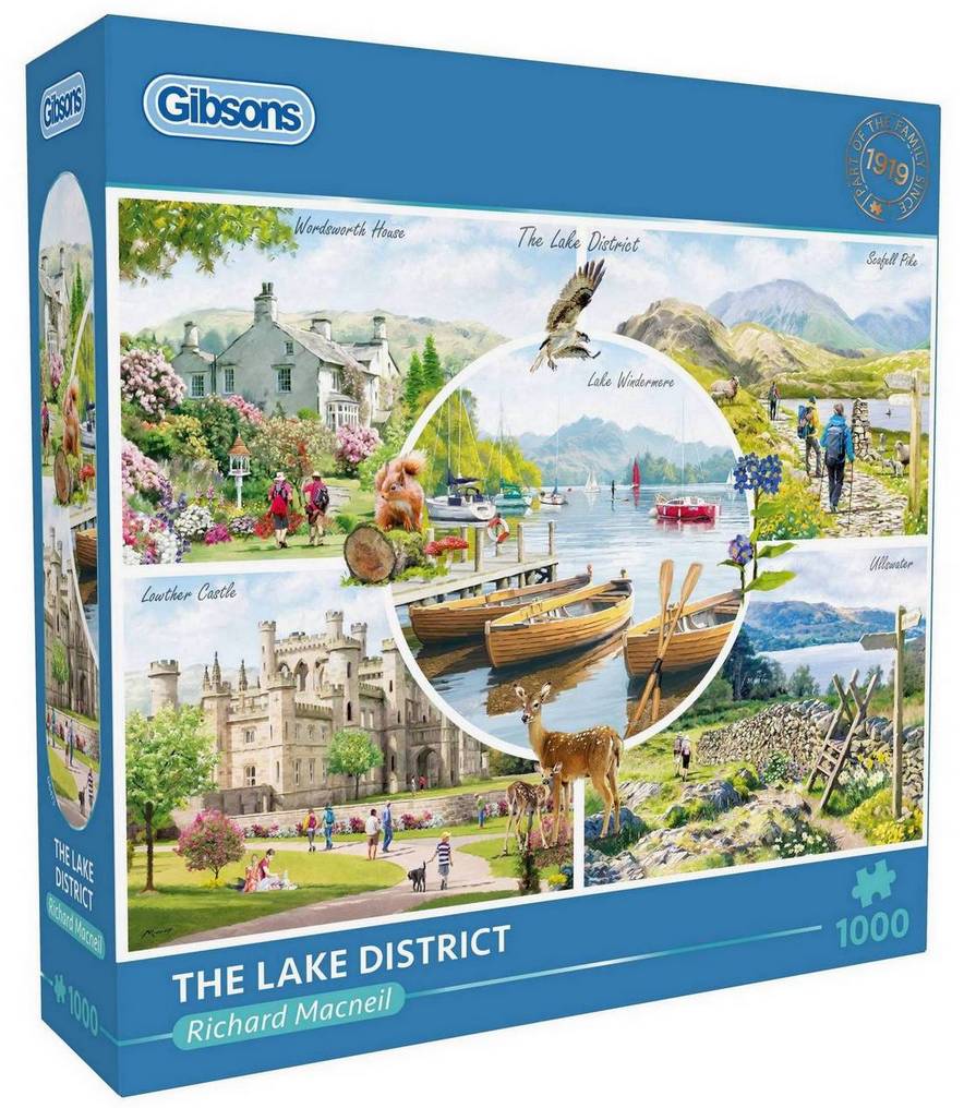 Gibsons - The Lake District - 1000 Piece Jigsaw Puzzle