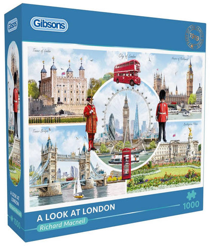 Gibsons - A Look at London - 1000 Piece Jigsaw Puzzle