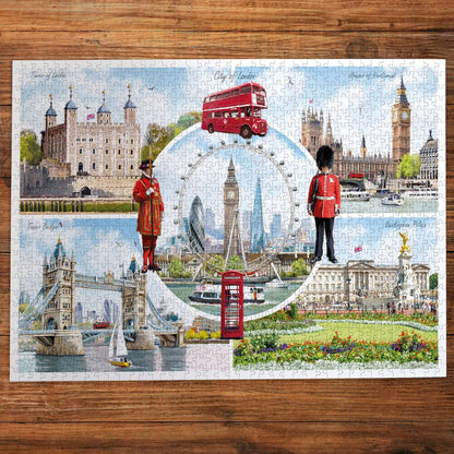 Gibsons - A Look at London - 1000 Piece Jigsaw Puzzle