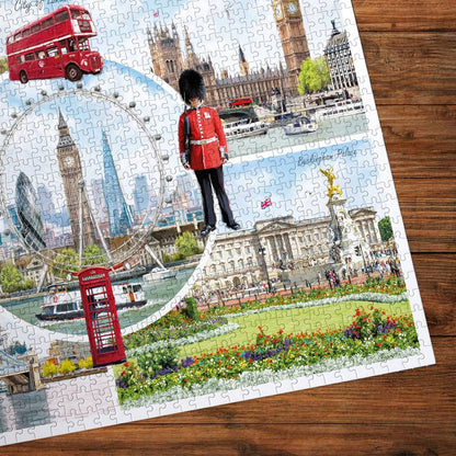 Gibsons - A Look at London - 1000 Piece Jigsaw Puzzle