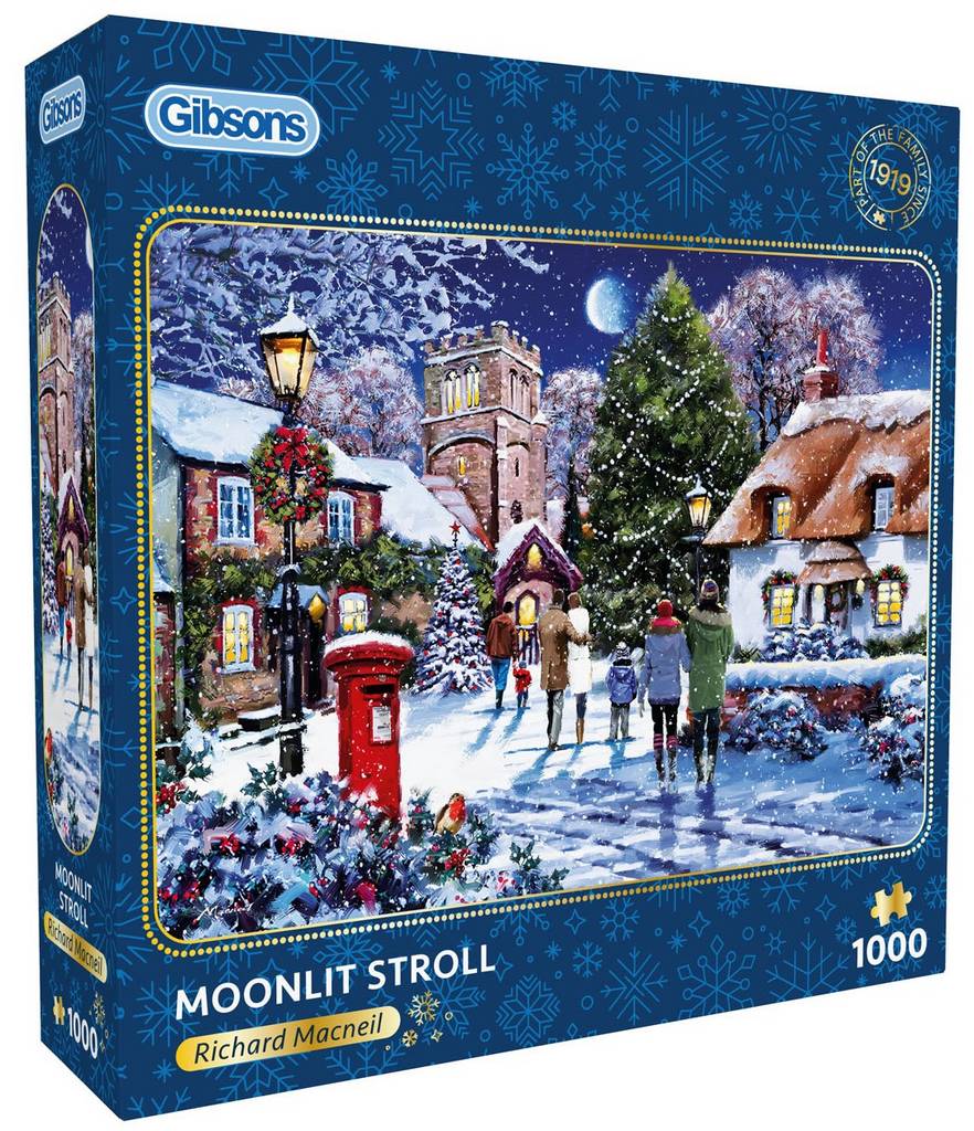 Gibsons - Moonlit Stroll - 1000 Piece Jigsaw Puzzle