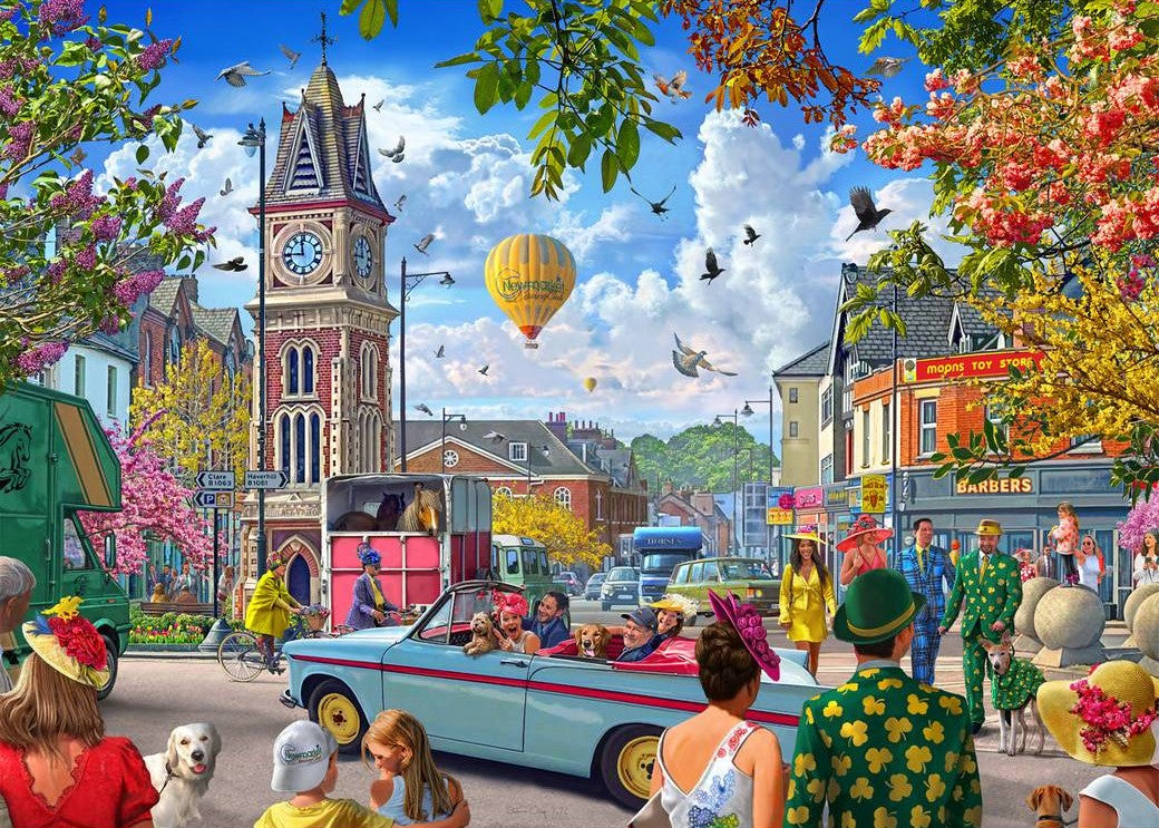 Gibsons - Off to the Races at Newmarket - 1000 Piece Jigsaw Puzzle