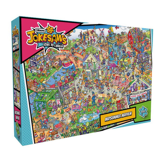 Gibsons - Jokesaws - Midsummer Mayhem - 1000 Piece Jigsaw Puzzle