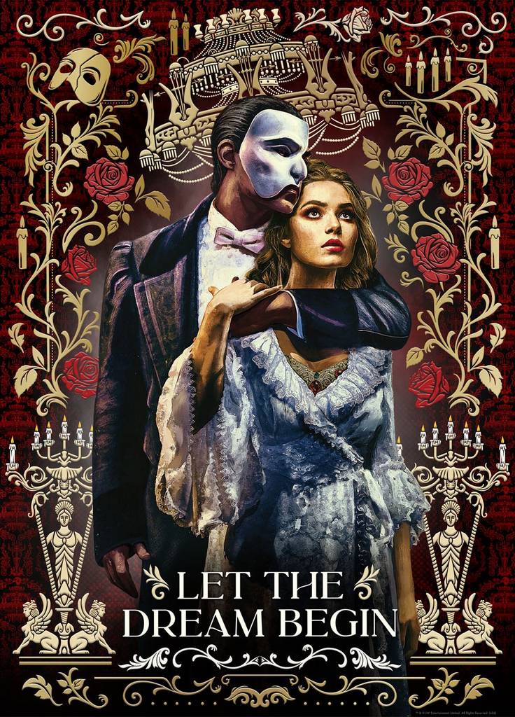 Gibsons - Phantom of the Opera - 1000 Piece Jigsaw Puzzle