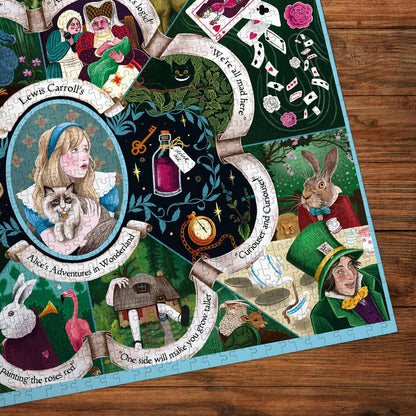 Gibsons - Alices Adventures in Wonderland - 1000 Piece Jigsaw Puzzle