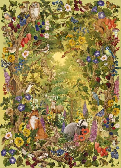 Gibsons - The Art File Sunlight Glade - 1000 Piece Jigsaw Puzzle