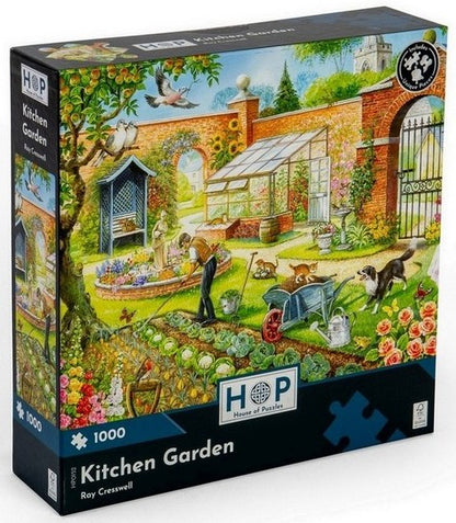 House of Puzzles - Kitchen Garden - 1000 Piece Jigsaw Puzzle
