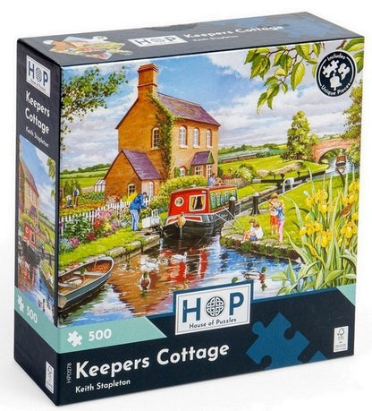 House of Puzzles - Keeper's Cottage - 500 Piece Jigsaw Puzzle