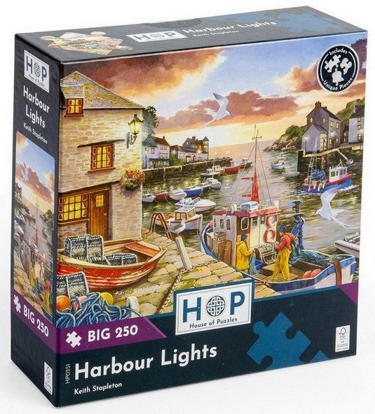 House of Puzzles - Harbour Lights - 250XL Piece Jigsaw Puzzle