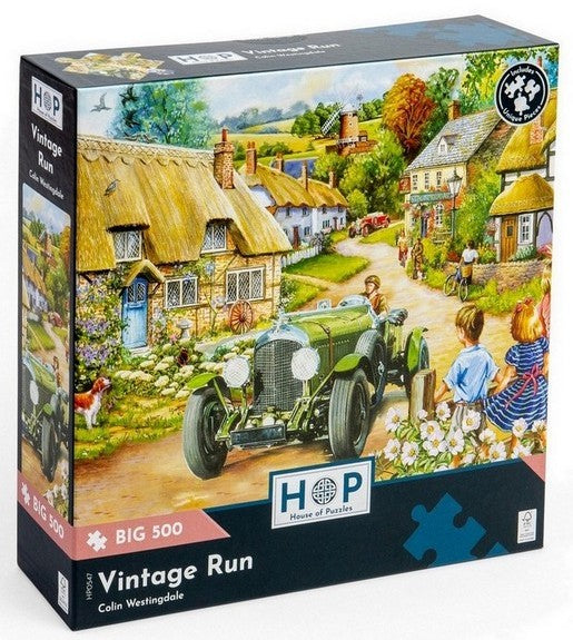House of Puzzles - Vintage Run - 500XL Piece Jigsaw Puzzle