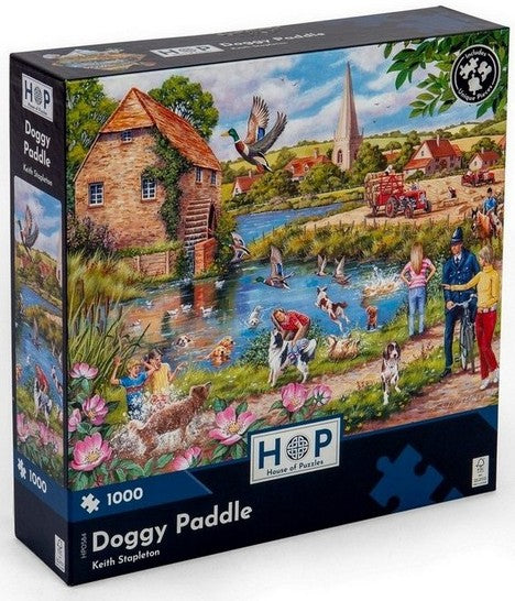 House of Puzzles - Doggy Paddle - 1000 Piece Jigsaw Puzzle