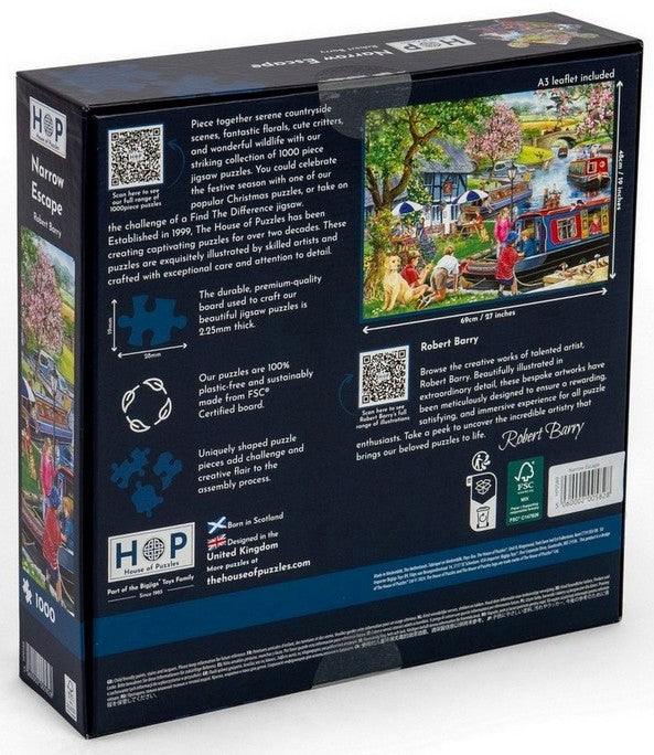 House of Puzzles - Narrow Escape - 1000 Piece Jigsaw Puzzle